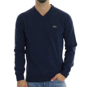 MAGLIA SCOLLO V UOMO LACOSTE BLU